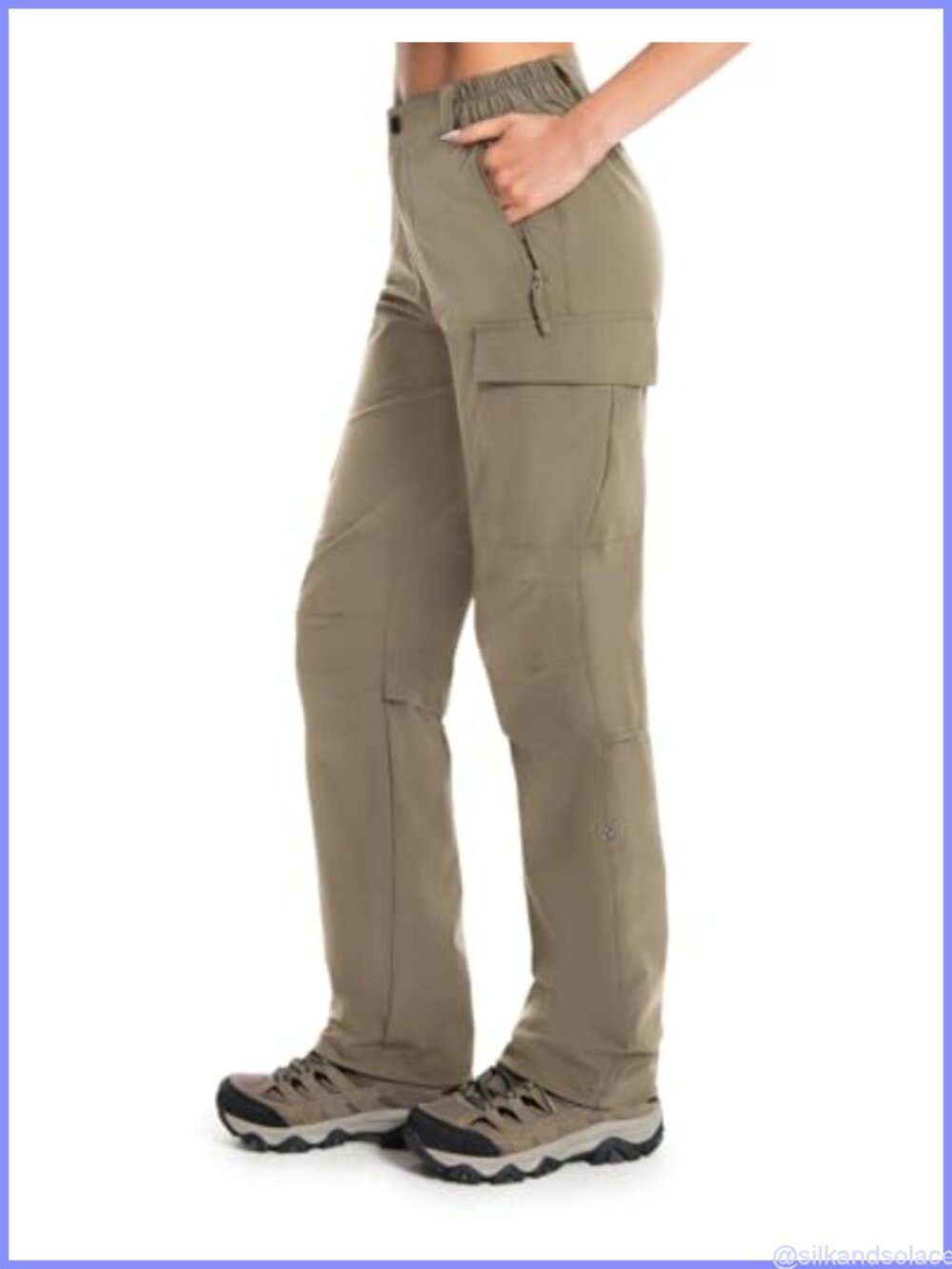 Women's Hiking Pants Quick-Dry Convertible Cargo with Pockets